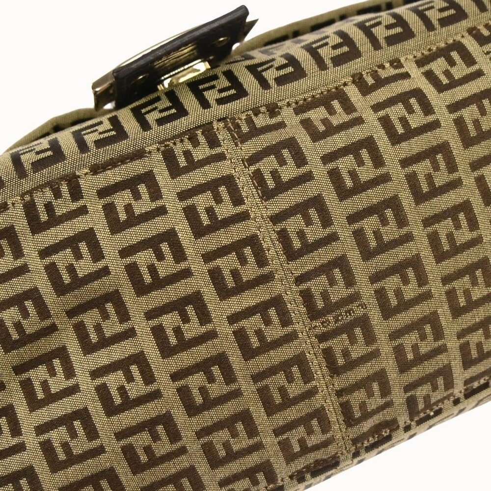 Fendi Beige Brown Zucchino Mamma Baguette Handbag 2288-8BR001-TN9-088 117230 - Picture 5 of 10